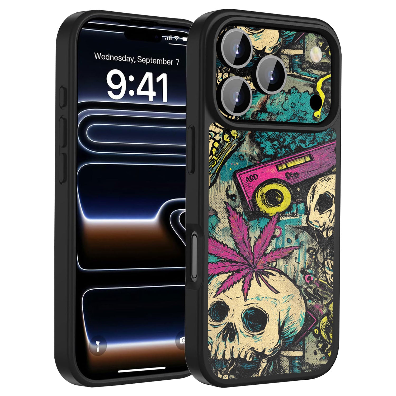 iPhone 17 Pro Max CustomX cases rasta grunge