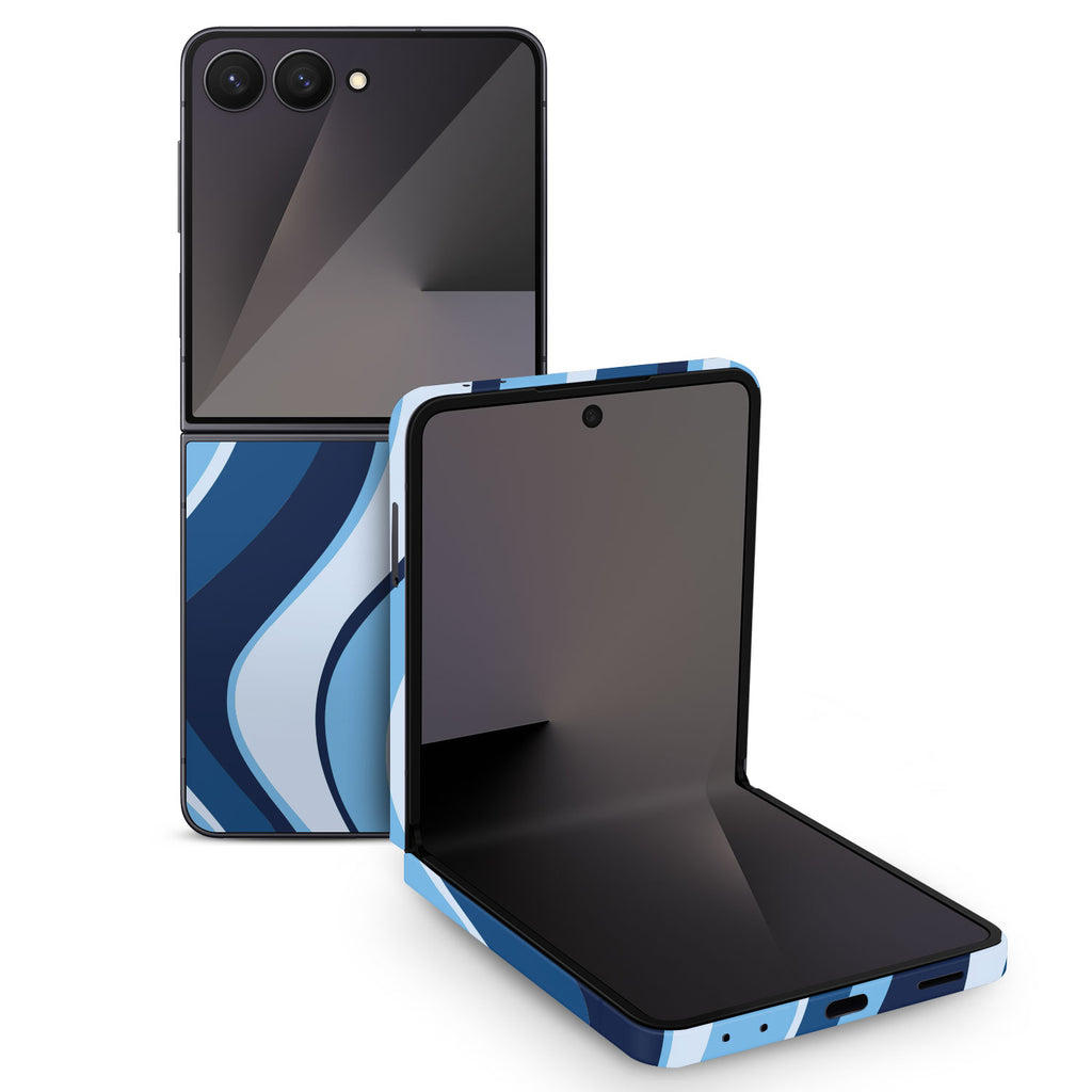 Samsung Galaxy Z Flip 7 abstract lagoon Skins