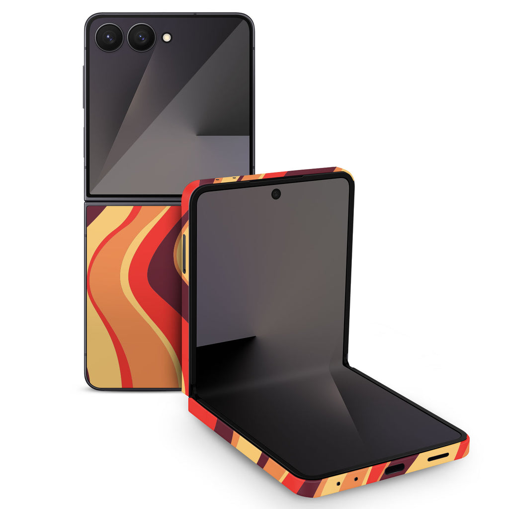 Samsung Galaxy Z Flip 7 abstract lava Skins
