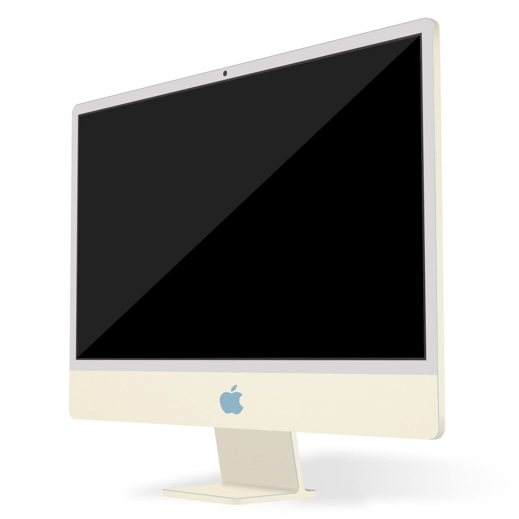Apple iMac 24-inch (2023, M3) Textured matt cream skins