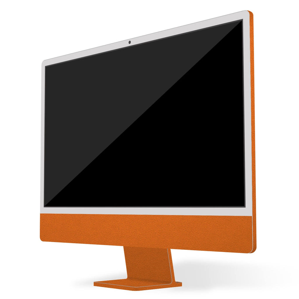 Apple iMac 24-inch (2023, M3) Textured matt orange skins