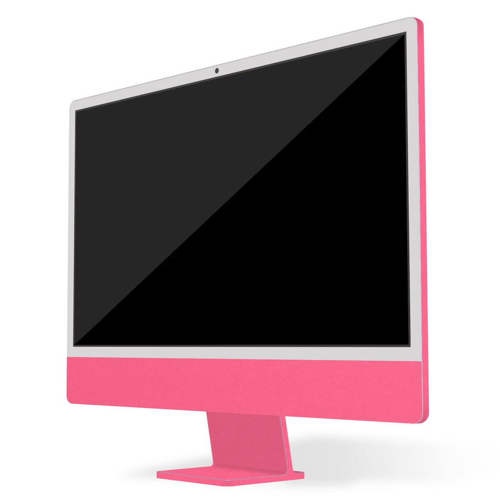 Apple iMac 24-inch (2023, M3) Textured matt pink skins