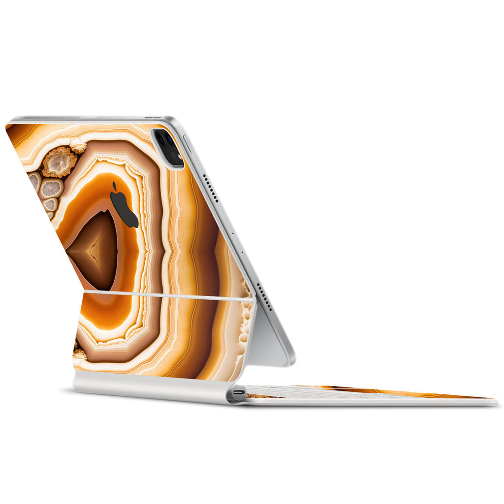 Apple iPad Pro Magic Keyboard 12.9" (2021, Gen 5) Onyx amber skins