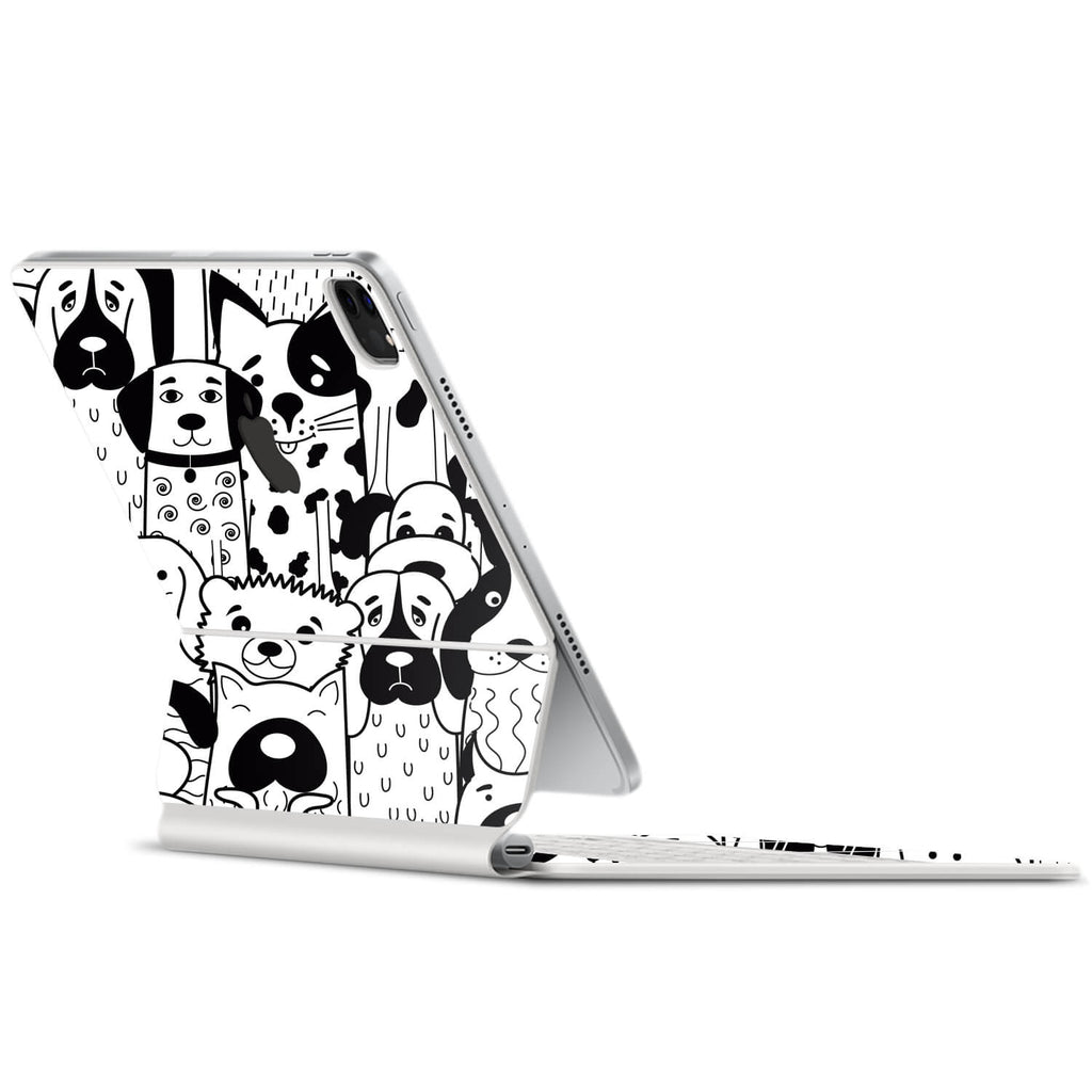Apple Magic Keyboard iPad 11-inch (2021, Gen 3) Doodles dog skins