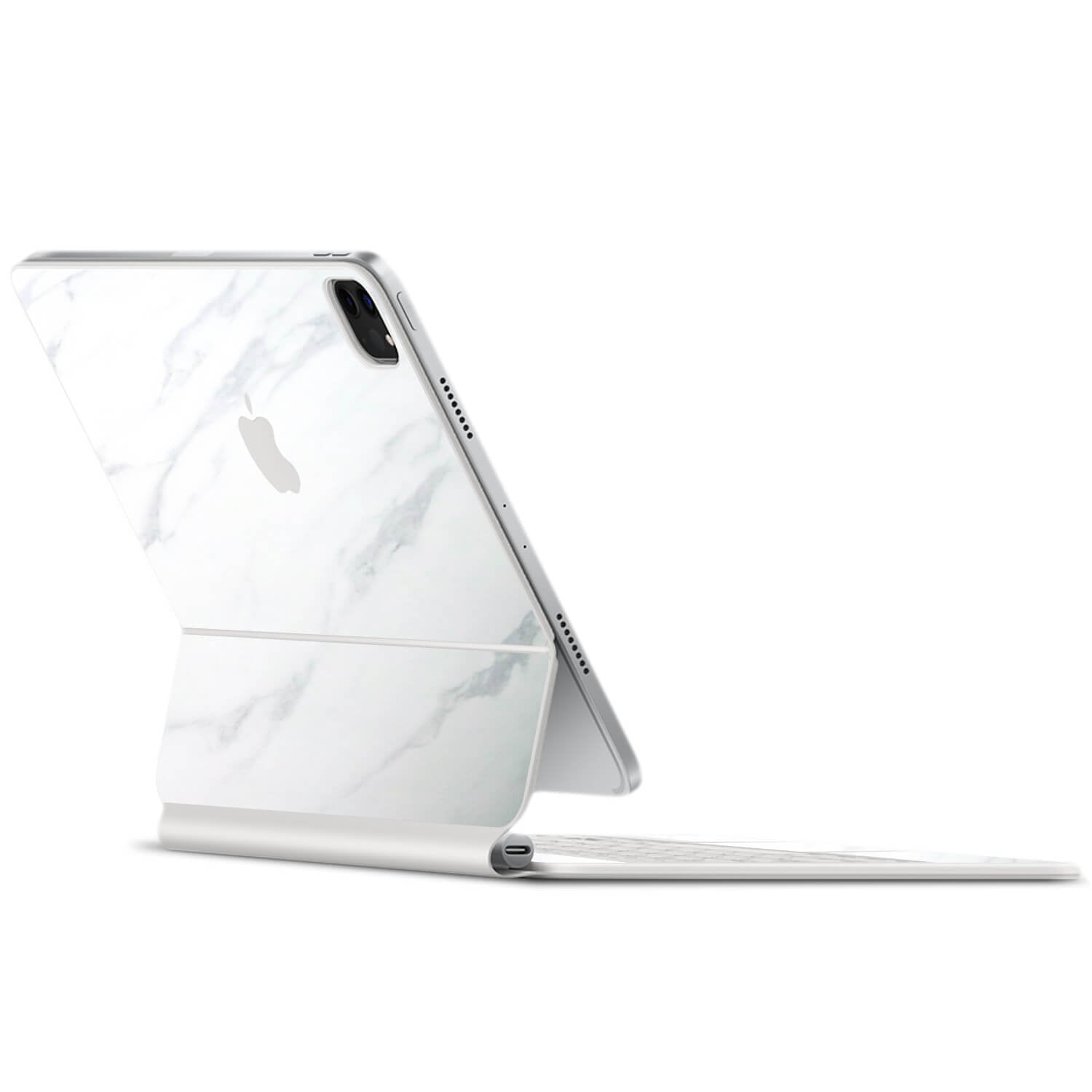 Apple iPad Pro Magic Keyboard 11" (M4)) White marble skins