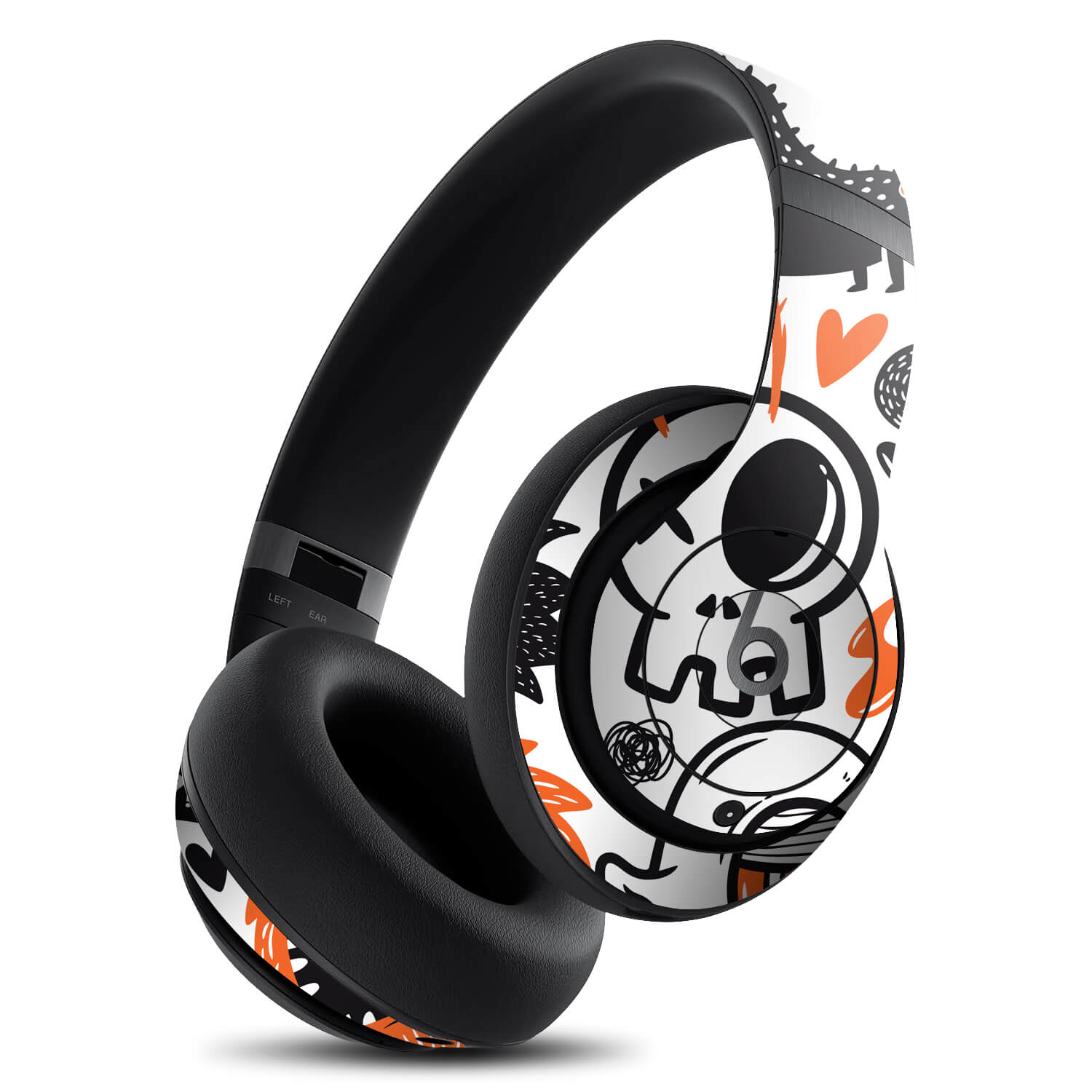 Beats Studio Pro Doodles monster orange skins