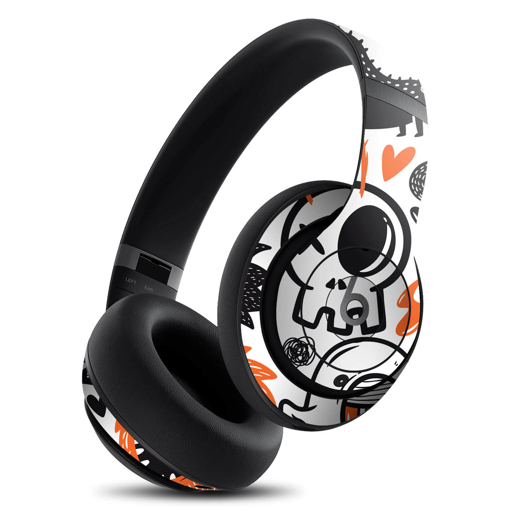 Beats Studio Pro Doodles monster orange skins