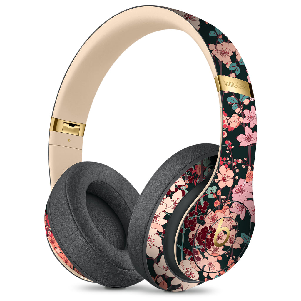 Beats Studio3 Wireless Art Vintage Floral skins