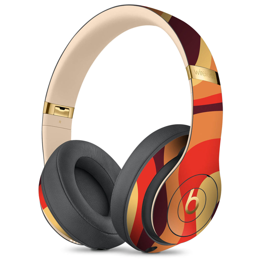 Beats Studio3 Wireless Abstract lava skins