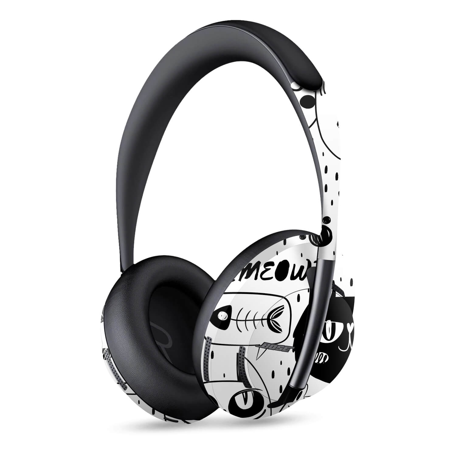 Bose 700 Headphone Doodles cat skins