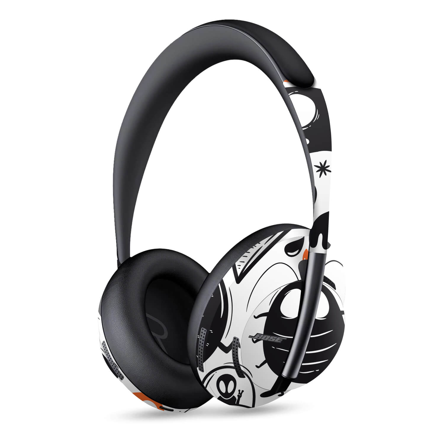 Bose 700 Headphone Doodles monster orange skins