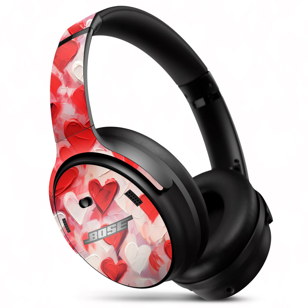 Bose QC45 Headphone Art Love Hearts skin