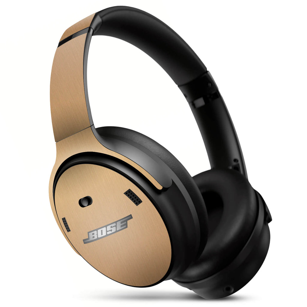 Bose QC45 Headphone Brushed gold skins
