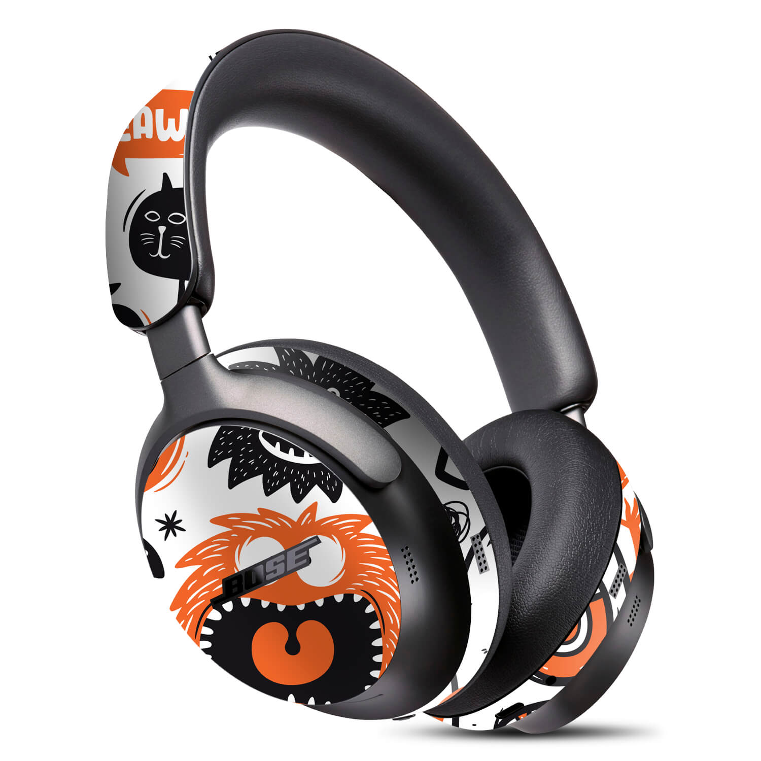 Bose Quiet Comfort Ultra Doodles monster orange skins