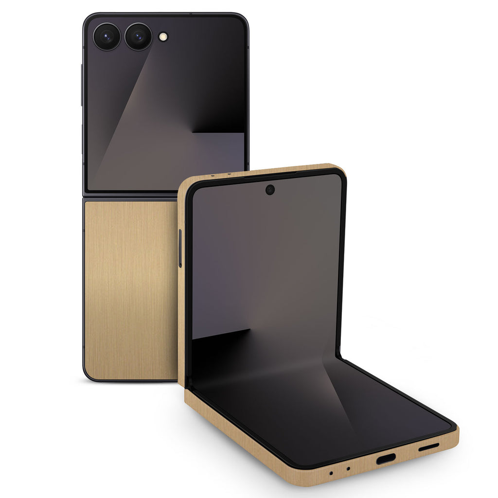Samsung Galaxy Z Flip 7 Brushed Gold  Skins