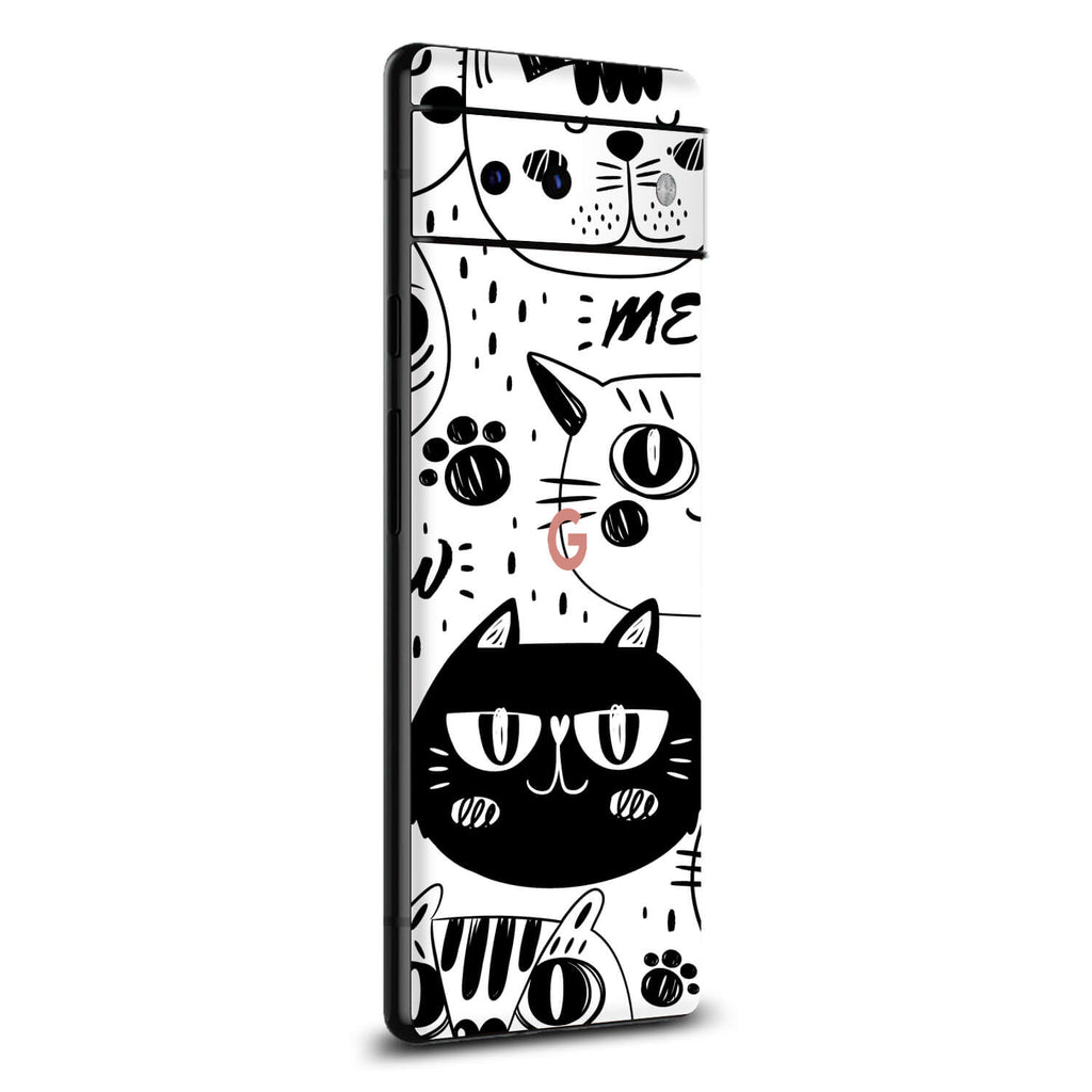 Google Pixel 6 Doodles cat skins