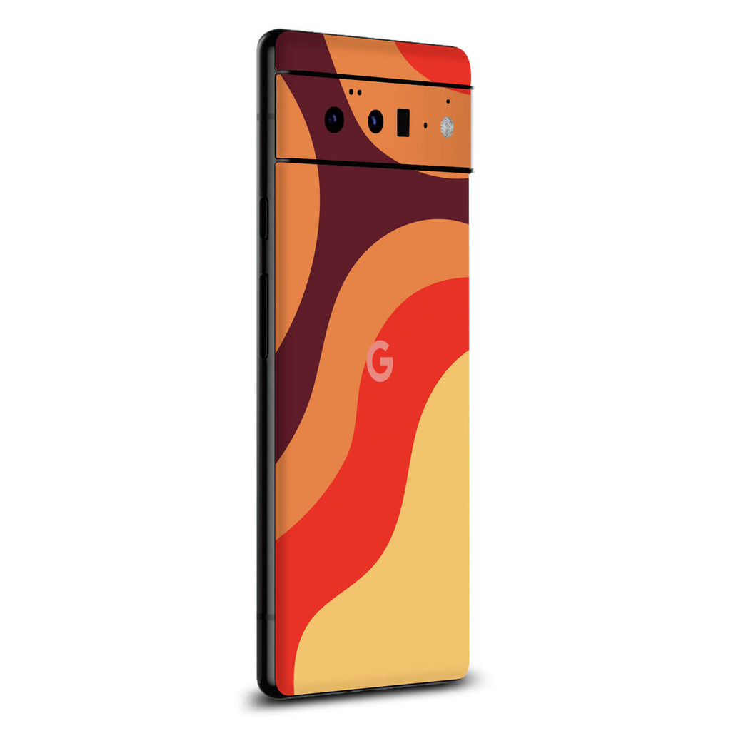 Google Pixel 6 Pro Abstract lava skins