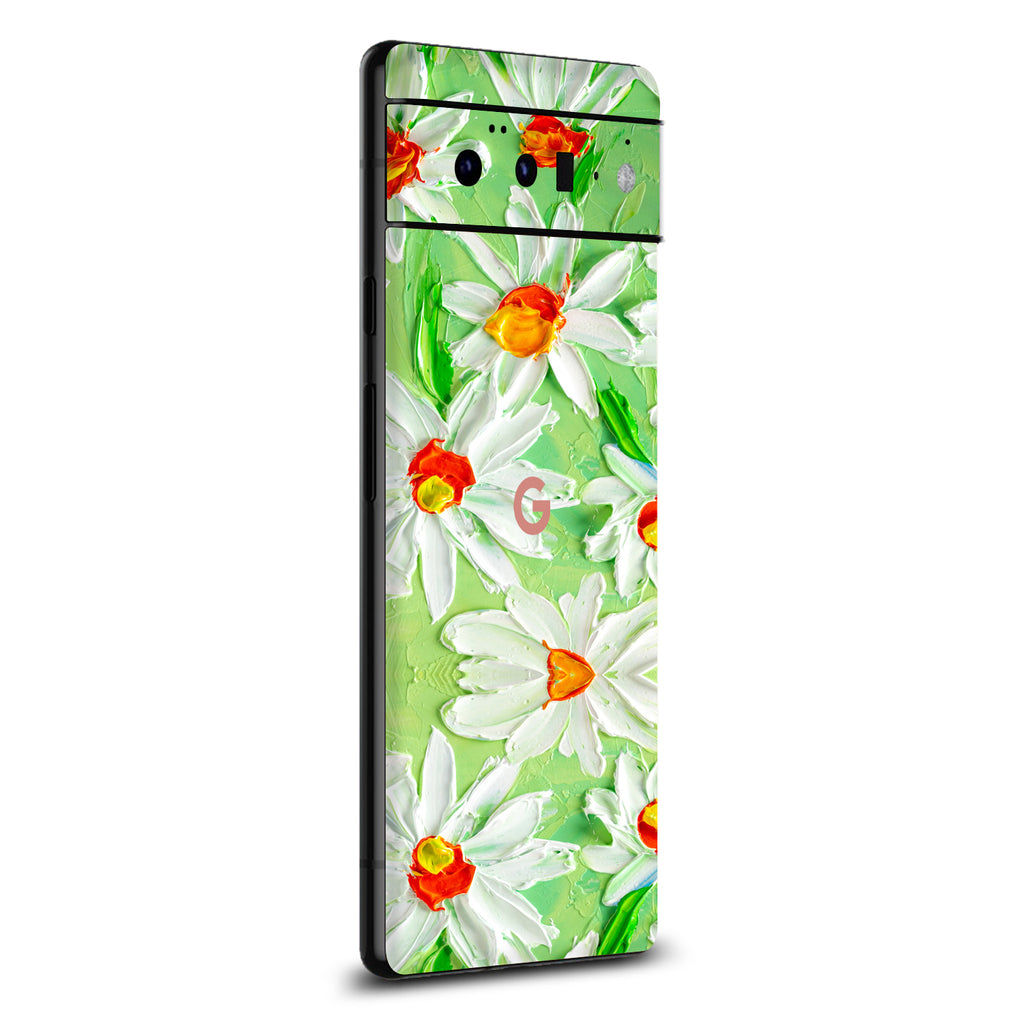 Google Pixel 6 Pro Art Daisy Field skin