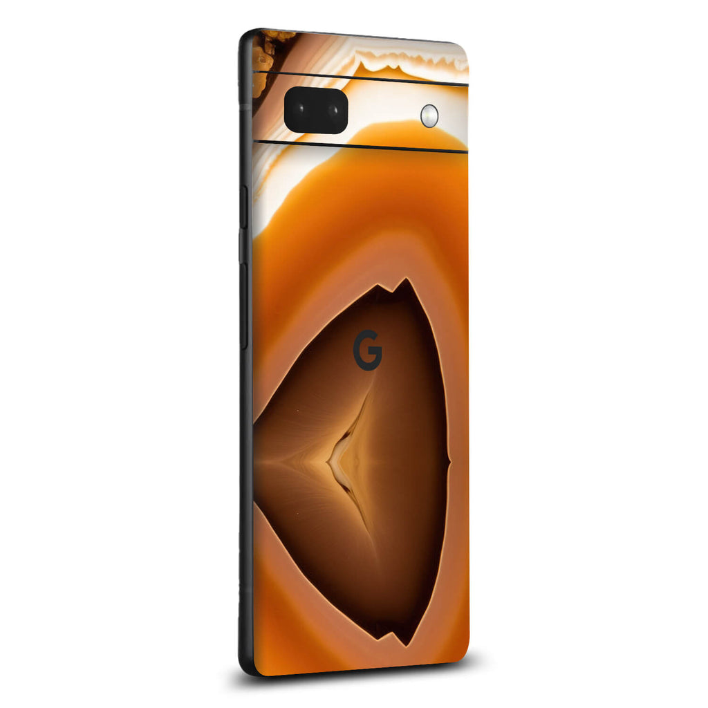Google Pixel 6a Amber onyx skins