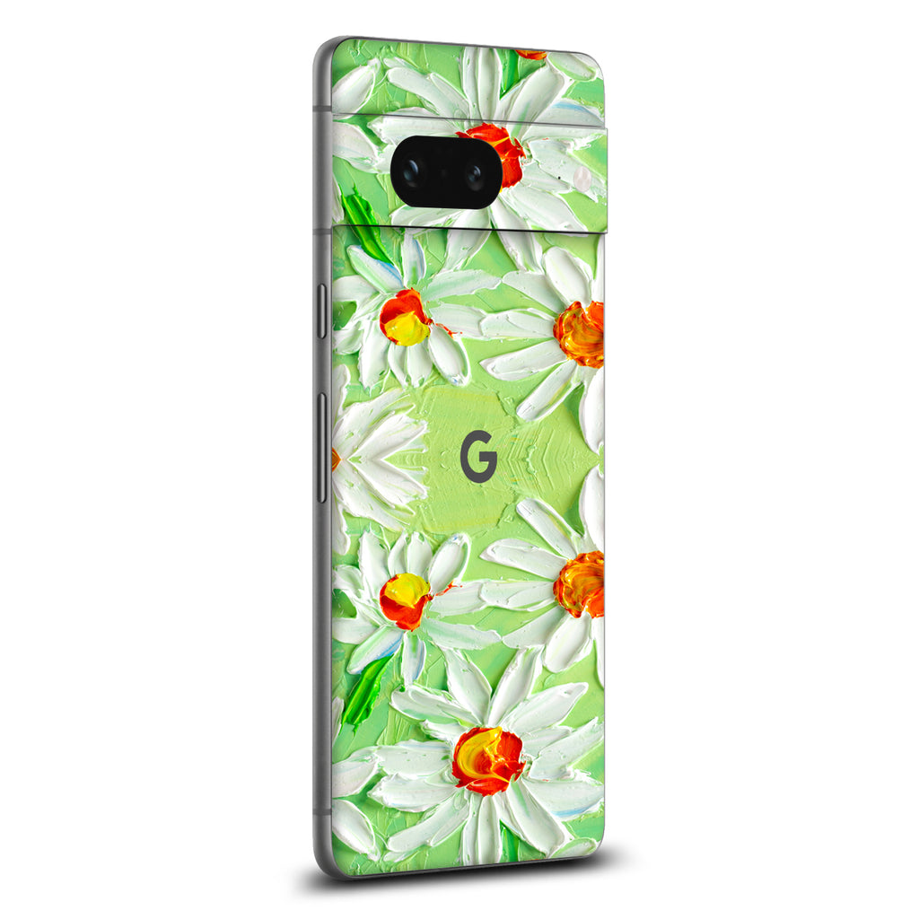Google Pixel 7 Art Daisy Field skin