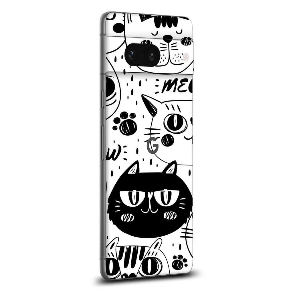Google Pixel 8a Doodles cat skins