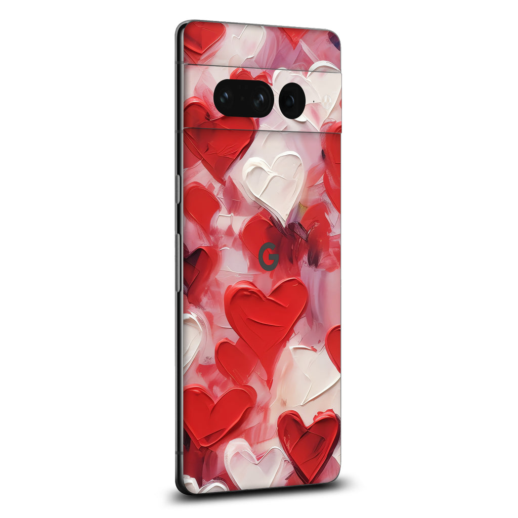 Google Pixel 7 Pro Art Love Hearts skin