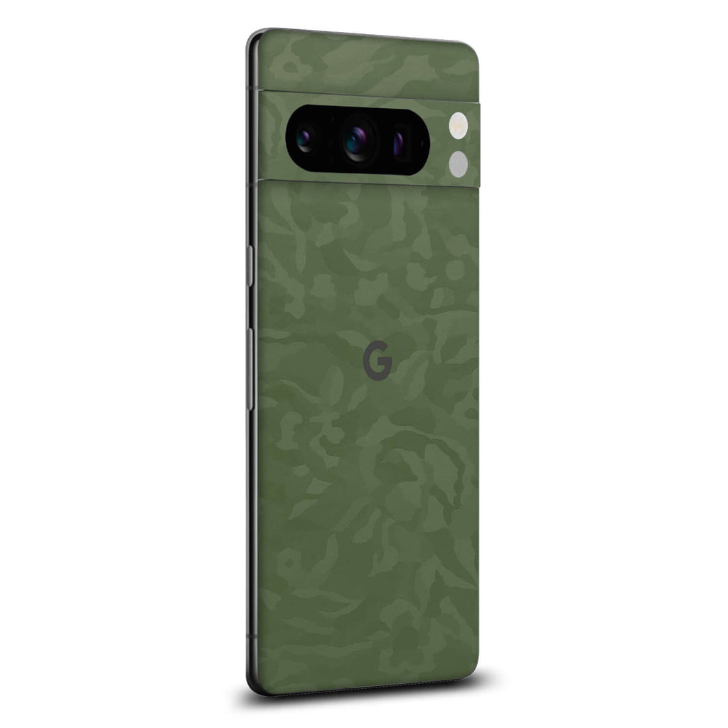 Google Pixel 8 Pro Green camo skins