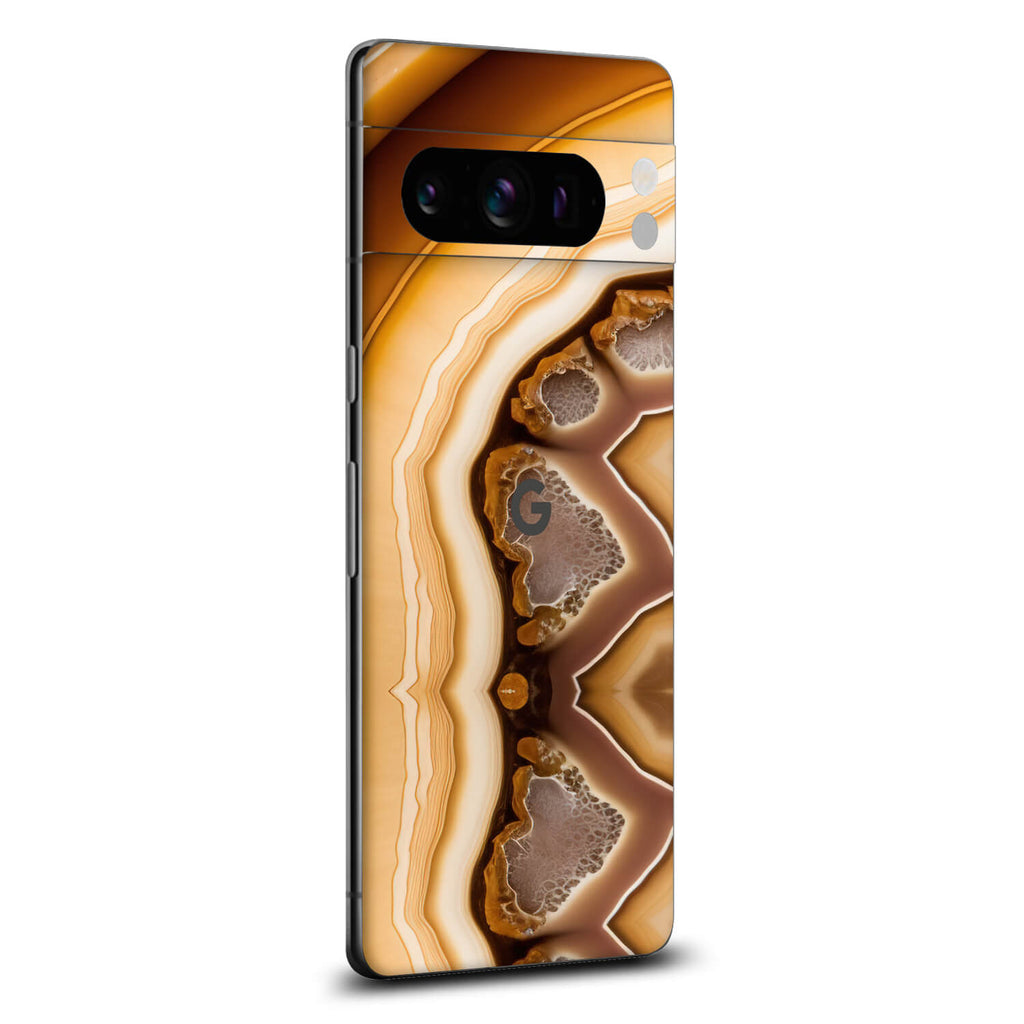 Google Pixel 8 Pro Onyx amber skins