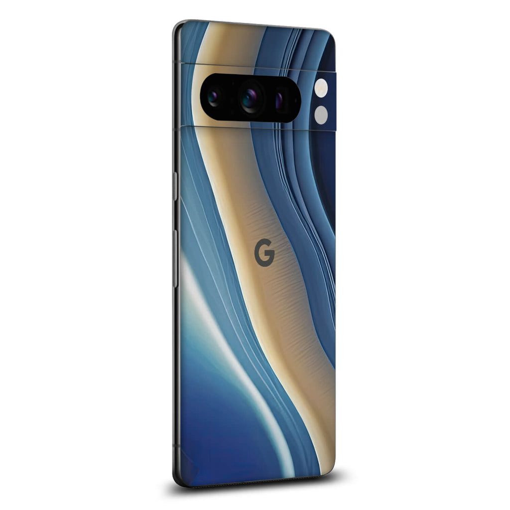 Google Pixel 8 Pro Onyx azure skins