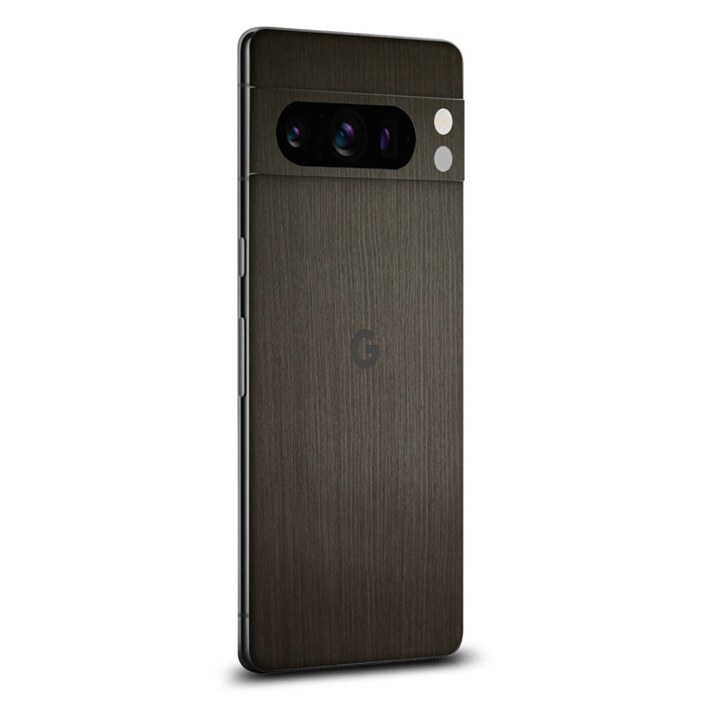 Google Pixel 8 Pro Silverblack wood skins
