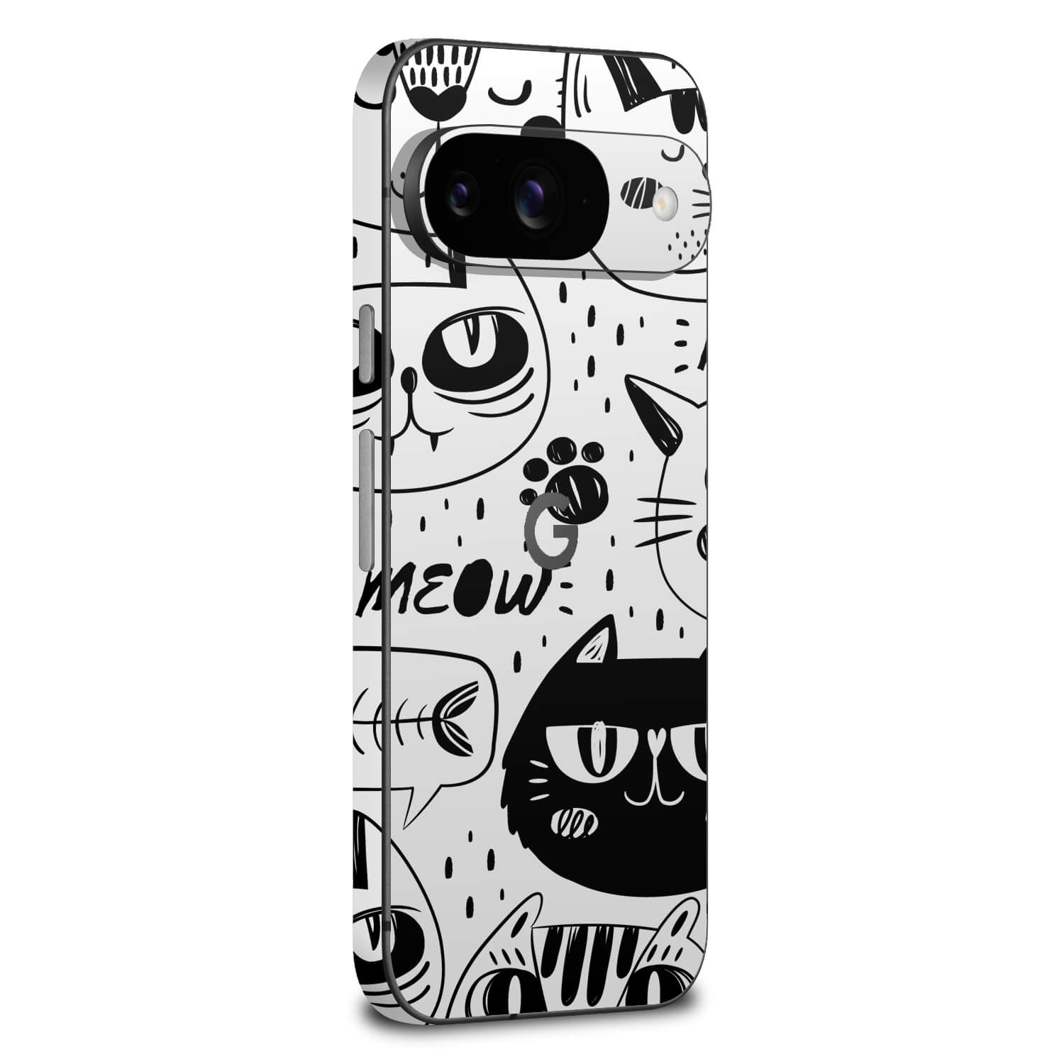 google pixel 9 doodles cat skins