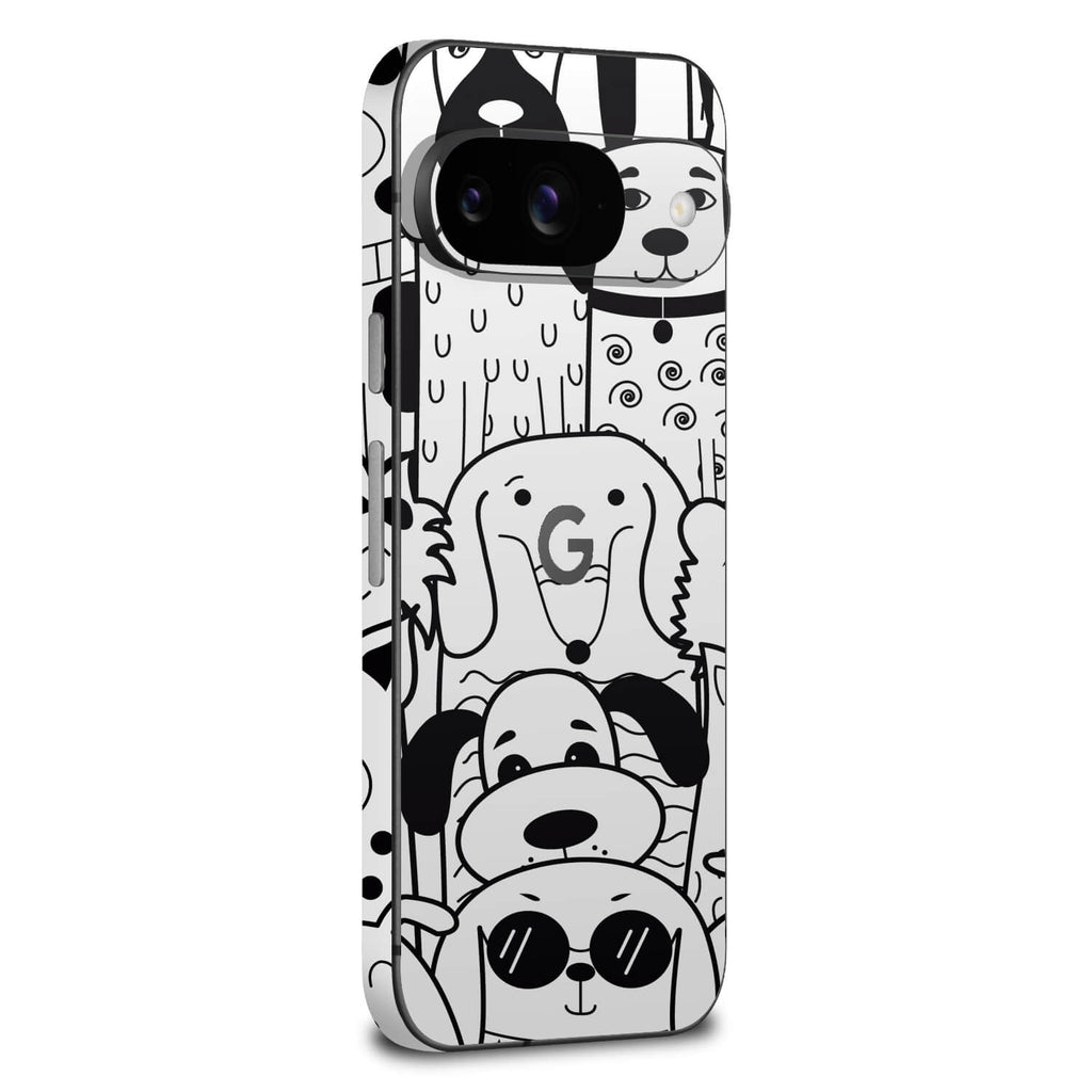 google pixel 9 doodles dog skins