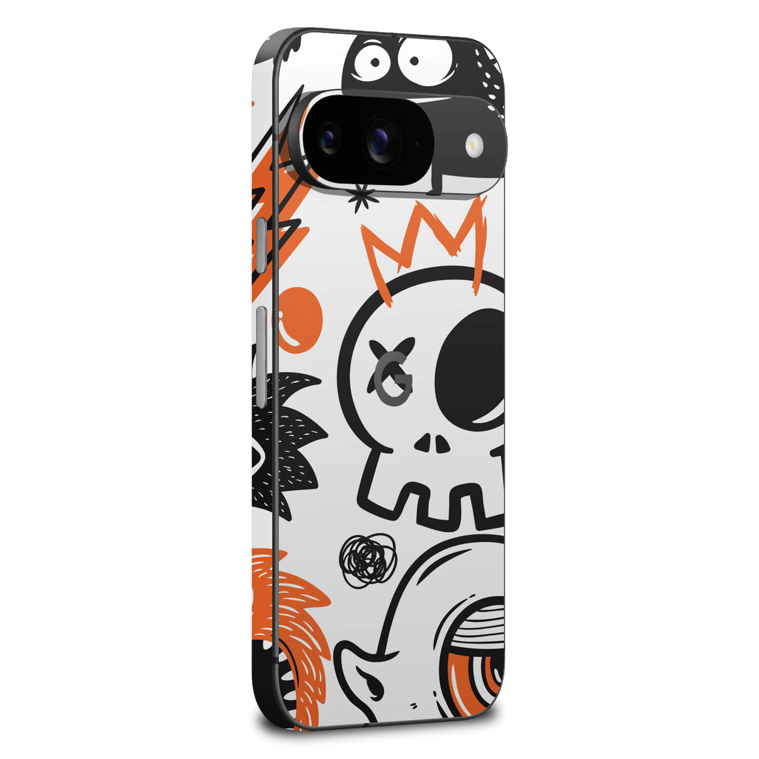 google pixel 9 monster orange skins