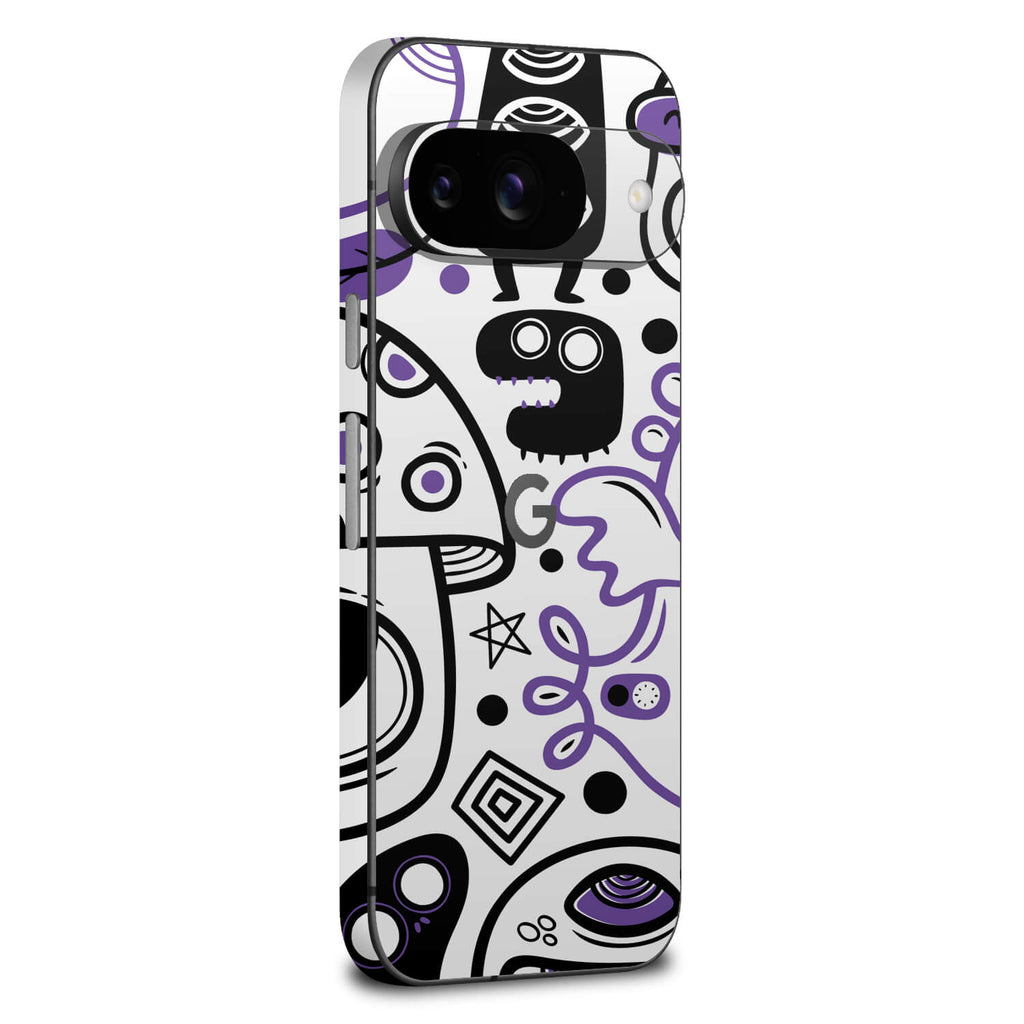 google pixel 9 monster purple skins