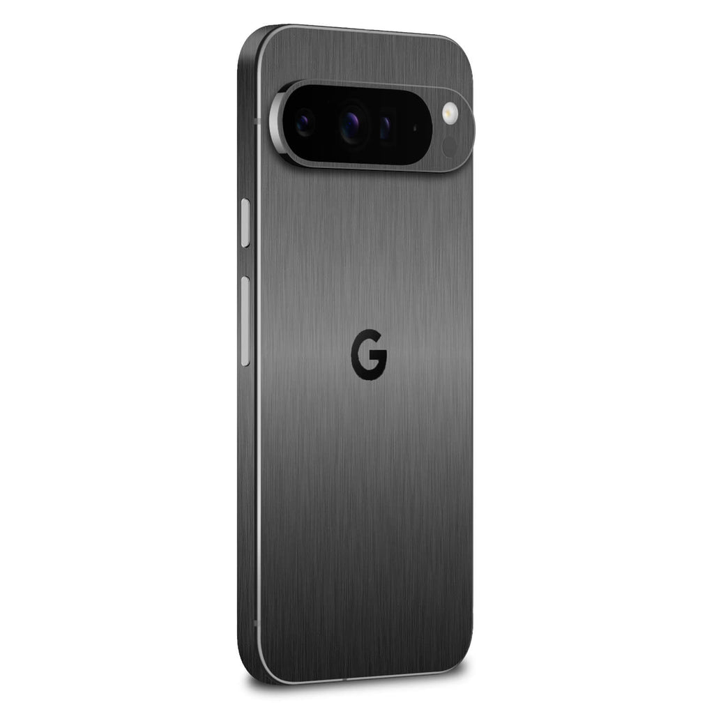google pixel 9 pro xl brushed titanium skins