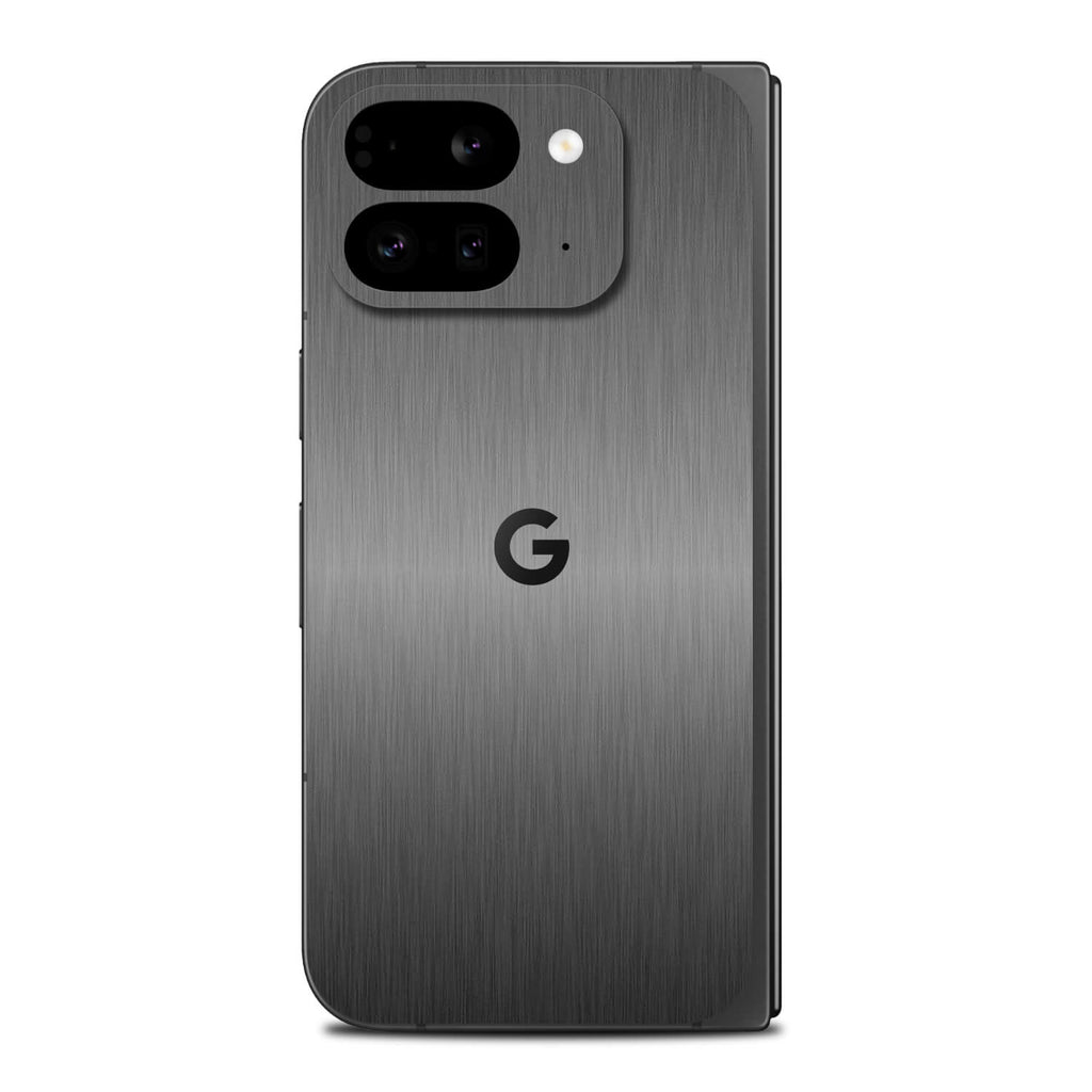 google pixel 9 pro fold brushed titanium skins