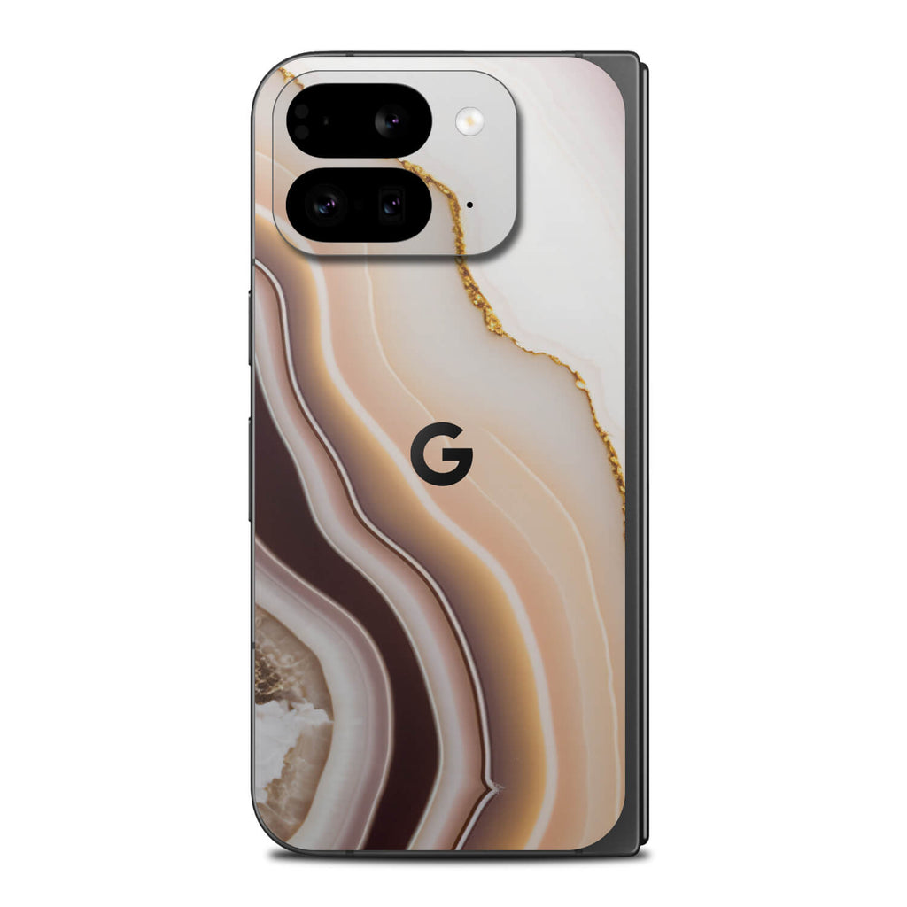 google pixel 9 pro fold onyx oyster skins