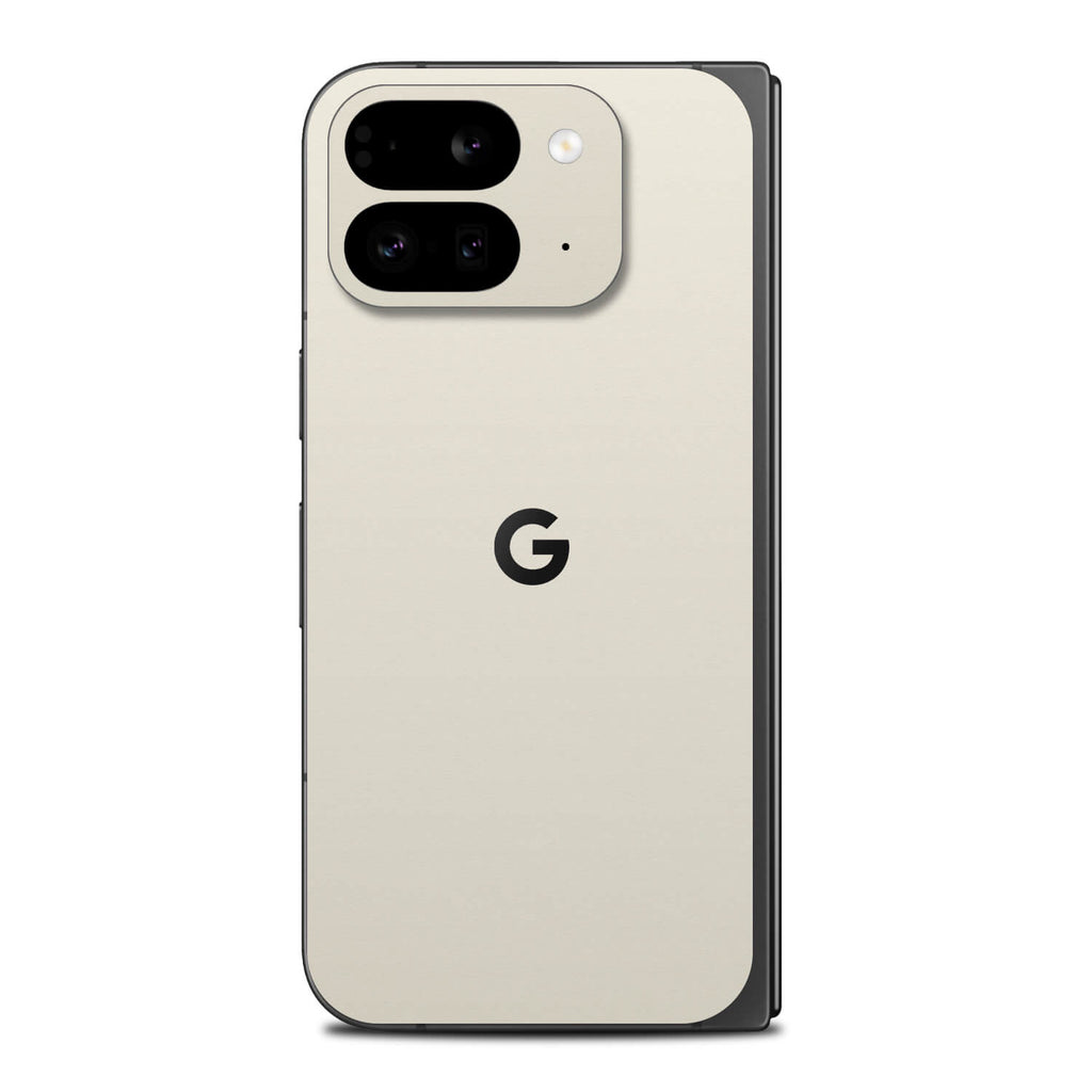 google pixel 9 pro fold textured matt cream skins
