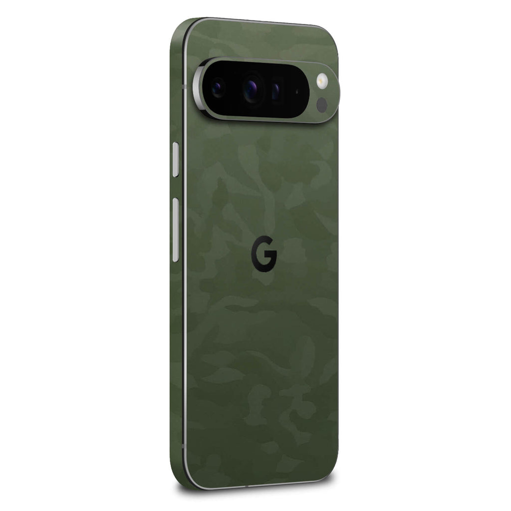 google pixel 9 pro xl green camo skins