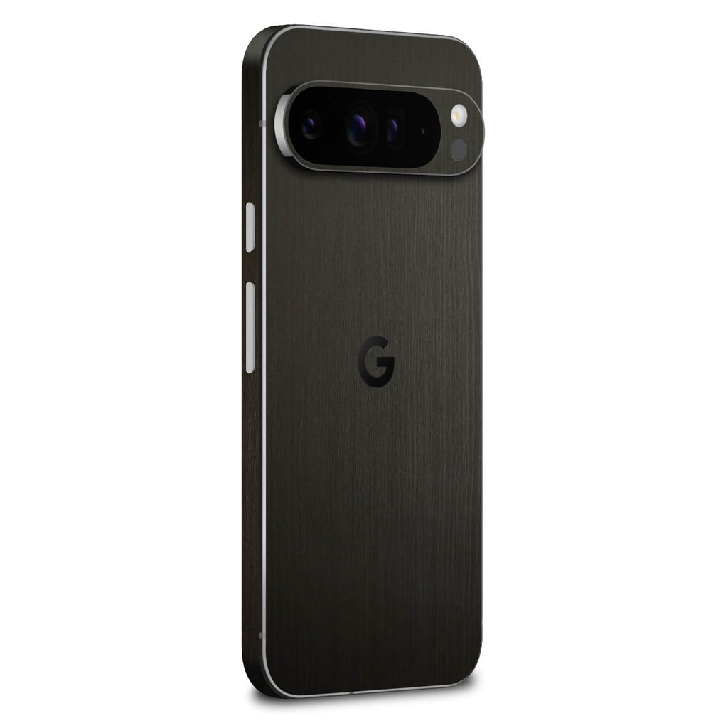 google pixel 9 pro xl silverblack wood skins