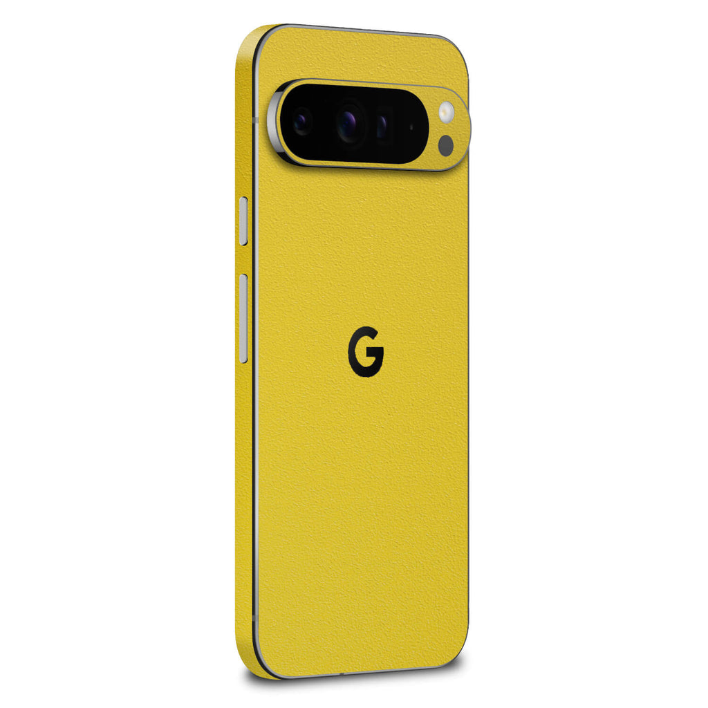 google pixel 9 pro xl textured matt yellow skins