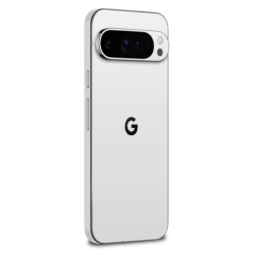 google pixel 9 pro xl white gloss skins