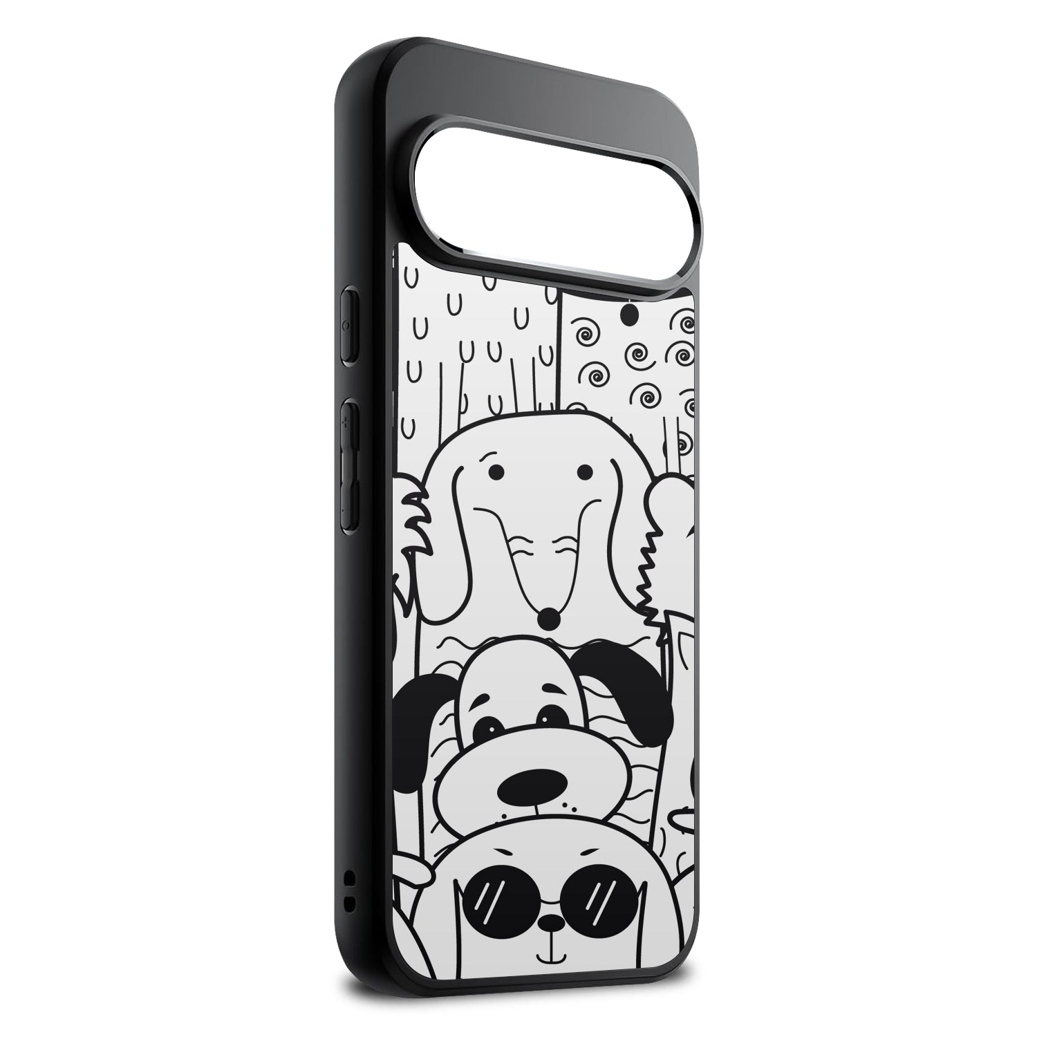 Google Pixel 10 pro CustomX case doodles dogs