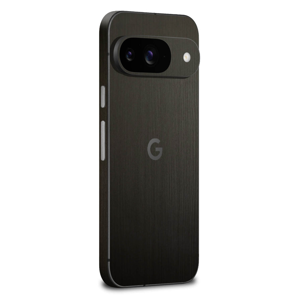 google pixel 9 silverblack wood skins