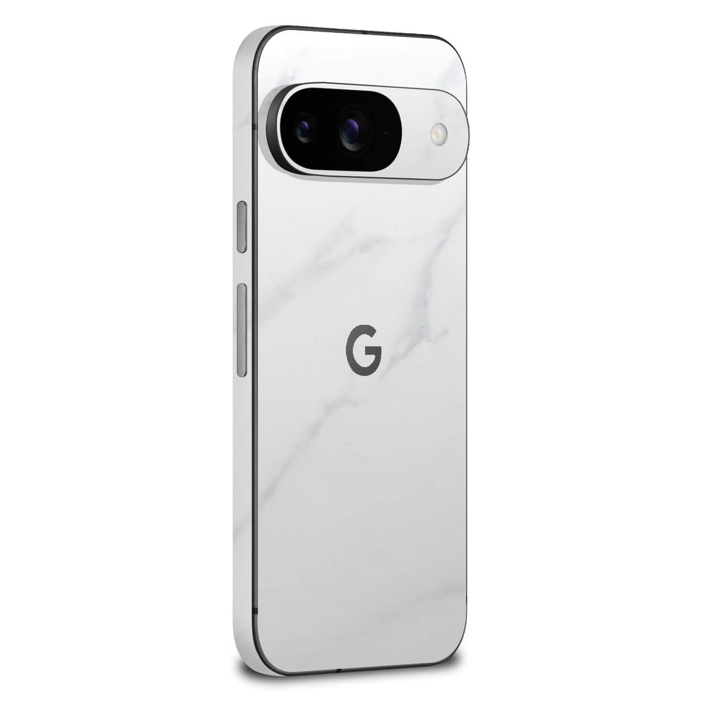 google pixel 9 white marble skins