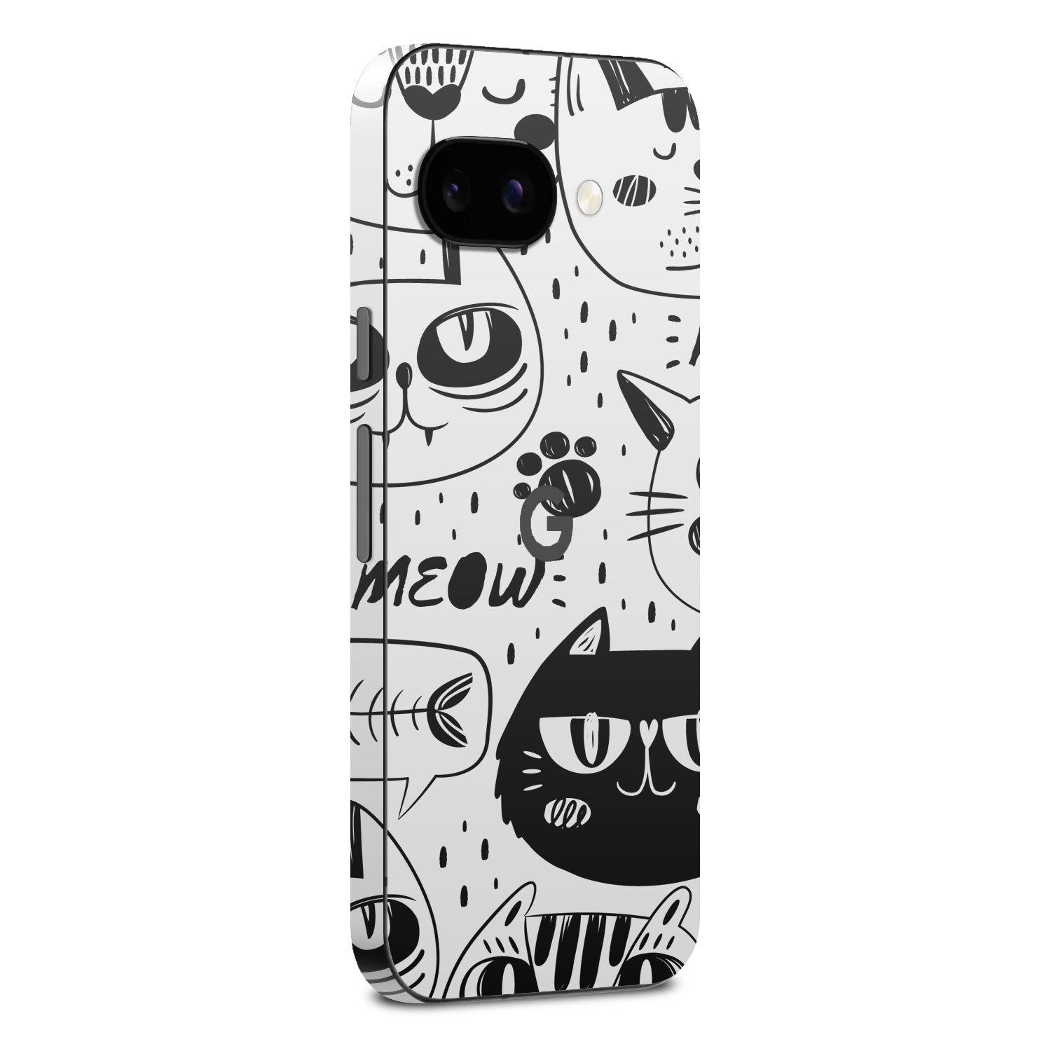 google pixel 10a doodles cats skin and wrap
