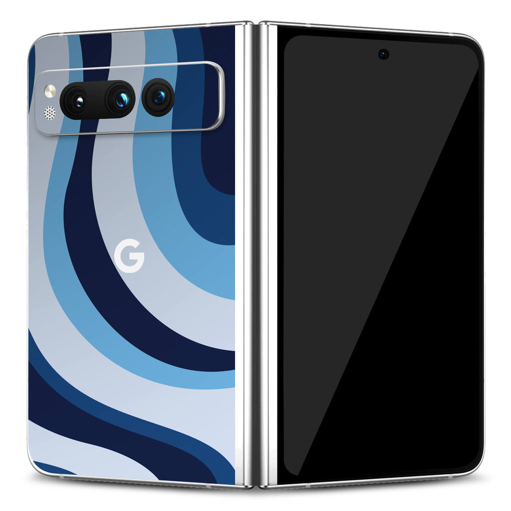 Google Pixel Fold Abstract lagoon skins