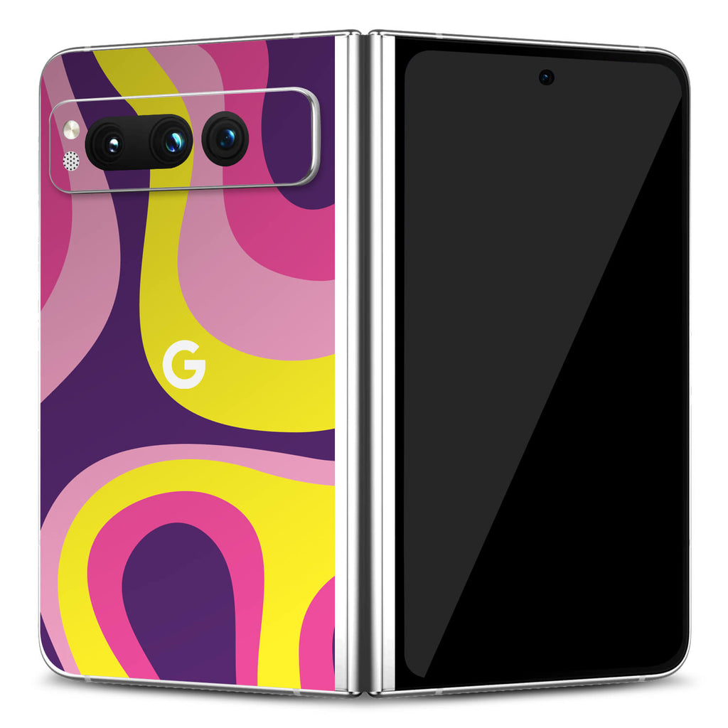 Google Pixel Fold Abstract psychadelic skins