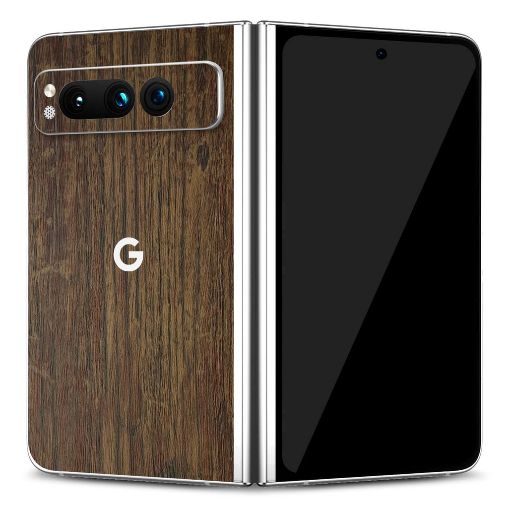 Google Pixel Fold Aged oak skins