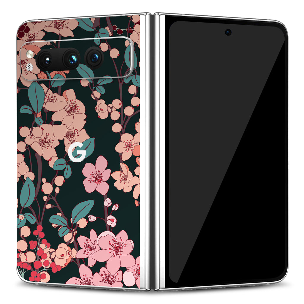 Google Pixel Fold Art Vintage Floral skin